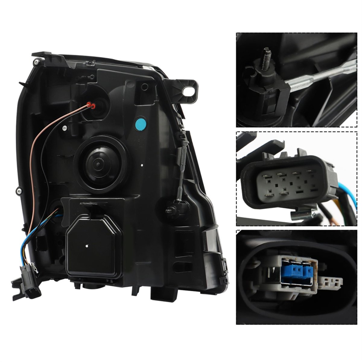 Driver Side Headlight Assembly Replacement For Escalade 2007-2014 Without Bulb Headlamp Gm2502291