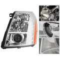 Driver Side Headlight Assembly Replacement For Escalade 2007-2014 Without Bulb Headlamp Gm2502291 