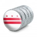 Washington D C The District Of Columbia Flag Tire Rim Wheel Aluminum Valve Stem Caps