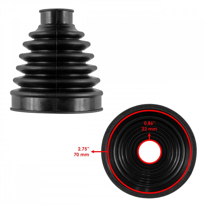 Rear Inner Cv Joint Axle Boot For Honda Pioneer 700 Sxs700m2 2014 2025 520 Sxs520m 2021 500 Sxs500m 2015 2023