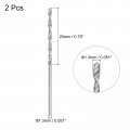 Uxcell Solid Carbide Drill Bits 1 3mm C2 K20 Tungsten Jobber Straight Shank Drilling Tool For Stainless Steel Aluminum Iron