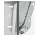 Acanii For 2007-2013 Chevy Silverado 1500 Gmc Sierre Chrome Steel Rear Bumper End Cap W Holes Driver Side Only