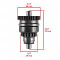 Caltric Starter With Drive Bendix And Relay Solenoid Compatible Polaris Xplorer 300 400 1996 1997 1998 1999 2000 2001 2002