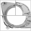 With Fog Lamps To1038133 Front Light Bezel Compatible With Toyota Venza 2009-2012 Driver Left Side Polished Chrome