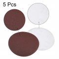 Uxcell 6-inch Psa Sanding Discs 80 Grits Self Stick Adhesive Back Aluminum Oxide Sandpaper 5pcs