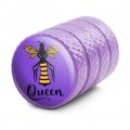 Queen Bee Tire Rim Wheel Aluminum Valve Stem Caps