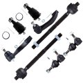 8 Piece Suspension Kit With Ball Joint Sway Bar End Links For Chrysler Sebring 1996 2006 And Dodge Stratus 2001 Es80360 Es80361 
