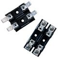 Cooper Bussmann S-8202-4 300 Volt 20 Amp Glass Fuse Block-4 Pole 