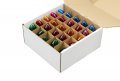 Creative Hobbies 25 Pack C9 Christmas Replacement Light Bulbs Steady Burning 7 Watt Extended Life Nickel Plated E17 Base Great