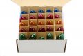 Creative Hobbies 25 Pack C9 Christmas Replacement Light Bulbs Steady Burning 7 Watt Extended Life Nickel Plated E17 Base Great