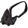 Black Right Side Mirror Fit For 2001-2002 Chevy Silverado 1500 Hd Metallic Finish Glass Manual Folding Heated 