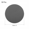 Uxcell 3 Inch Wet Dry Sanding Discs 800 Grit Hook And Loop Sandpaper Electrostatic Sand Planting Silicon Carbide 30pcs