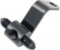 Goodridge Ebony Universal Rear Xl Brake Tee With Mount 1 8in Npt Threads Pmchd-015bk 