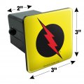 The Flash Reverse Logo Tow Trailer Hitch Cover Plug Insert