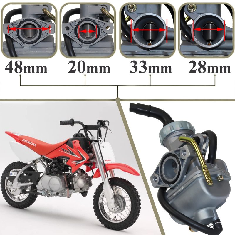 Axitron Pz20 Carburetor For Honda Cr75 75 Cr80r 1980-2002 Cr 80r Expert 49cc 50cc 70cc 90cc 100cc 125cc Atv Quad Dirt Pit Bike