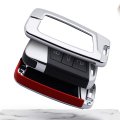 Ontto Full Protection Key Fob Cover Fit For Vw Case Smart Remote Shell Volkswagen Holder Black 1 Keycover Keychain