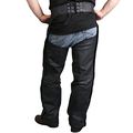 Hot Leathers Fully Lined Leather Chaps Black Xxx-small 