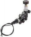 Jegs Adjustable Bke Proportioning Valve And Distribution Block Rotary Adjustment 5 3 8 A Ports Cast Aluminum Black Finish 