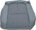 Cloth Bottom Seat Cover For 2011-2014 F150 Xlt Xtr Stx Xl Single Cab Crew 4x4 2wd Driver Side Replacement Steel Gray 