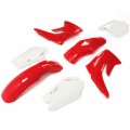Hecasa Complete Replacement Plastic Kit Compatible With 2003-2007 Honda Cr85r Red White