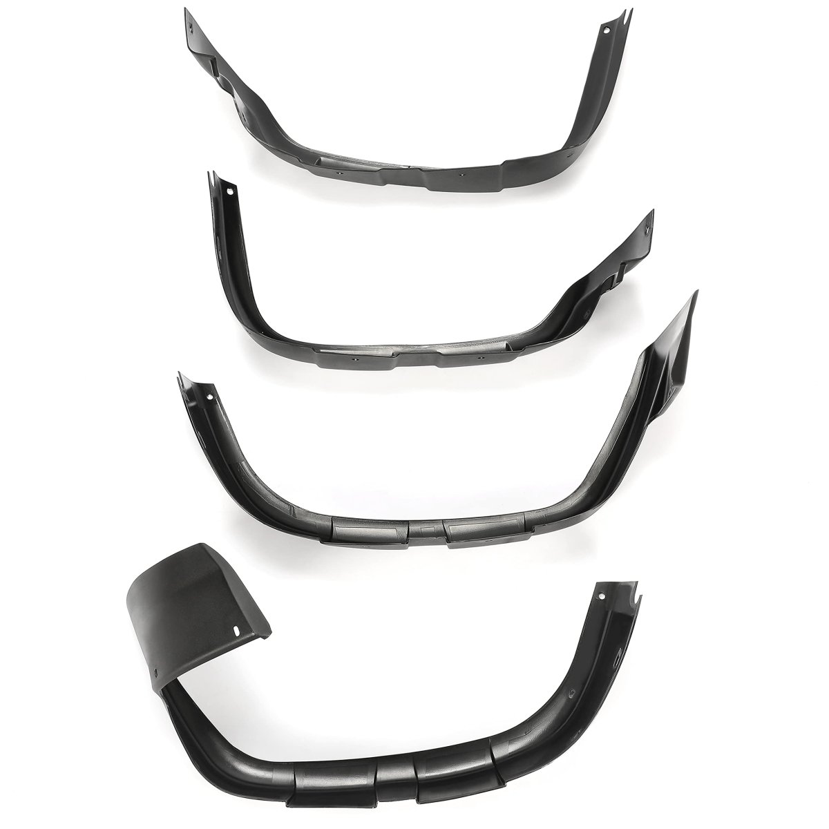 Front And Rear Mud Guard Fender For 1995 To 2004 Trx400 Trx450 Foreman Black Flaps Flares 4 Piece Set With Mounting Hardware