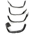 Front And Rear Mud Guard Fender For 1995 To 2004 Trx400 Trx450 Foreman Black Flaps Flares 4 Piece Set With Mounting Hardware