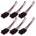 Grabote 6-pack Pulse Power Plug Pigtail Connector Replacement For Polaris Ranger Rzr Pro Rs1 General 2018-2021 Bus Bar Harness