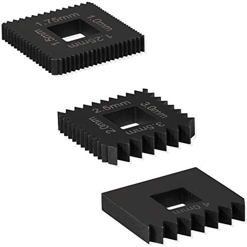 Metric Dies Set For 7402 Universal Outside Thread Chaser Heavy Duty Steel Restorer 3 Piece Similar To Otc 202817 Black