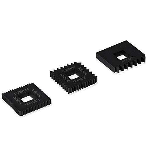 Metric Dies Set For 7402 Universal Outside Thread Chaser Heavy Duty Steel Restorer 3 Piece Similar To Otc 202817 Black