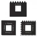 Metric Dies Set For 7402 Universal Outside Thread Chaser Heavy Duty Steel Restorer 3 Piece Similar To Otc 202817 Black