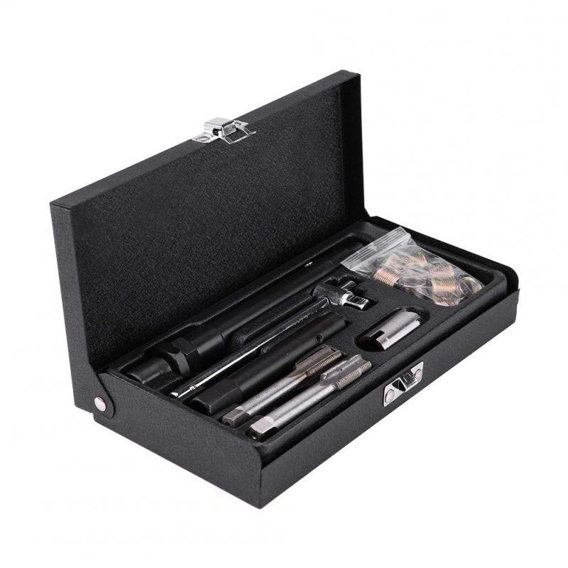 25 Pcs Triton Tool Kit Car Spark Plug M14 1 Tap Screw Thread Tools Repair With Case
