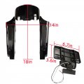 Gxywady Motorcycle Rear Fender Fascia With Light Kit Replacement For Road King 2009-2013