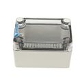 2 6 X3 7 2 65mmx95mmx55mm Abs Junction Box Universal Project Enclosure W Pc Transparent Cover