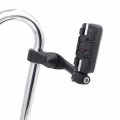 Httmt Mt216-112-a- Black 5 Long Foot Peg Kit 1 25 Engine Guard Compatible With Heritage Softail Classic Flst