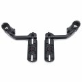 Httmt Mt216-112-a- Black 5 Long Foot Peg Kit 1 25 Engine Guard Compatible With Heritage Softail Classic Flst