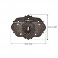 Uxcell Wood Case Box Hasp 76x56 5mm Zinc Alloy Antique Latches With Screws 2 Pcs