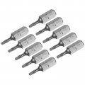 Uxcell Torx Bits 1 4 Inch Hex Shank 25mm Length Magnetic Screwdriver T8 Screw Driver Bit S2 Alloy Steel 10pcs