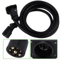 7 Way Trailer Wire 12foot Heavy Duty 10-14 Awg Stw Etl Cetl Ul With Grip Handle Prong 
