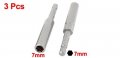Uxcell 80mm X 7mm Metal Screwdriver Drill Hex Nut Driver Socket Bit 3pcs Gray