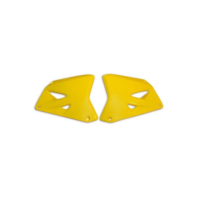 Ufo Radiator Shroud Set Yellow For 01-08 Suzuki Rm250