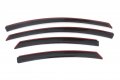 Auto Ventshade Avs In-channel Ventvisor Rain Guards Fits 2011 2014 Hyundai Sonata Hybrid Smoke 4 Pcs 194261 