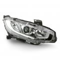 Acanii For Halogen Model 2016-2021 Honda Civic Led Drl Projector Headlight Headlamp Replacement Right Passenger Side