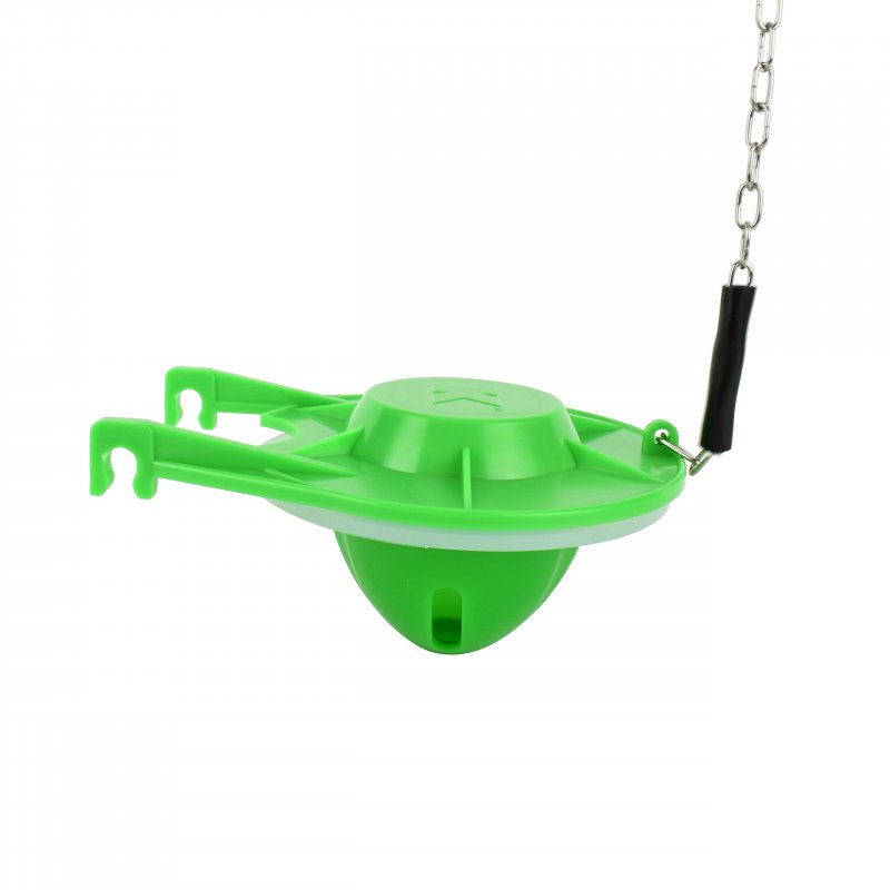 Plumb Pak K833-1 Adjustable Water Saving Toilet Tank Flapper For Use With 3 In Flush Valve 3-inch Green