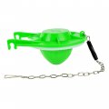 Plumb Pak K833-1 Adjustable Water Saving Toilet Tank Flapper For Use With 3 In Flush Valve 3-inch Green