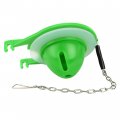 Plumb Pak K833-1 Adjustable Water Saving Toilet Tank Flapper For Use With 3 In Flush Valve 3-inch Green