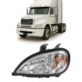 Hecasa Left Headlight W Bulb For 2004-2017 Freightliner Columbia Models Replacement A0651041000 A0675737004 Headlamp Assembly 