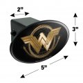 Wonder Woman Movie Golden Lasso Logo Oval Tow Trailer Hitch Cover Plug Insert