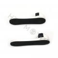 Httmt Kayak-w02- Compatible With 1 Pair Ski Snowboard Wall Mount Durable White Plastic Rotate Rubber