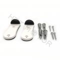 Httmt Kayak-w02- Compatible With 1 Pair Ski Snowboard Wall Mount Durable White Plastic Rotate Rubber