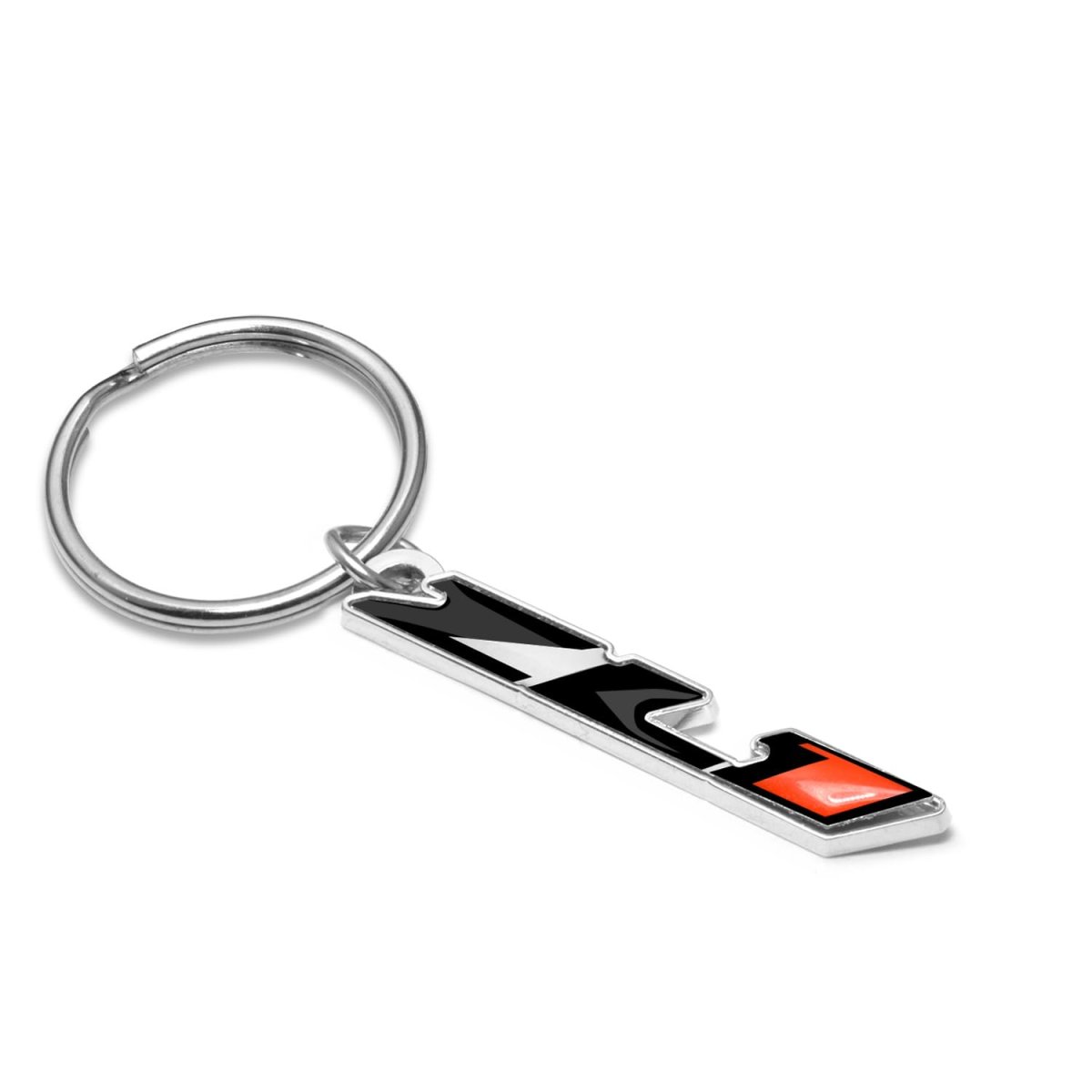 Chevrolet Camaro Zl1 Logo Shape 3d Die-cut Metal Key Chain Key-charm Official Licensed